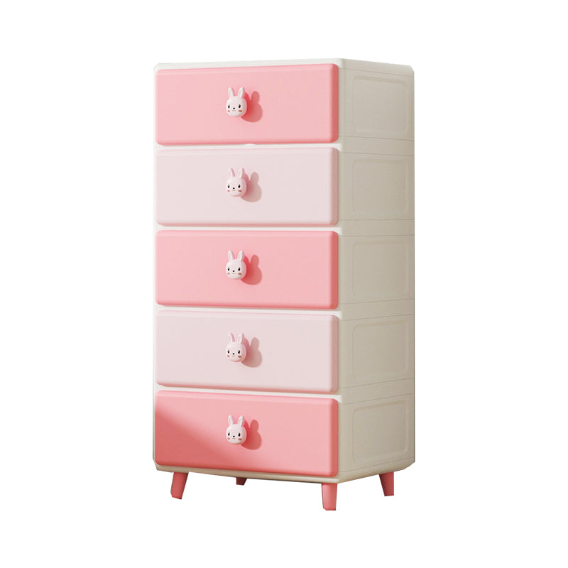 Scandinavian Dresser for Kids Plastic Baby Dresser for Bedroom