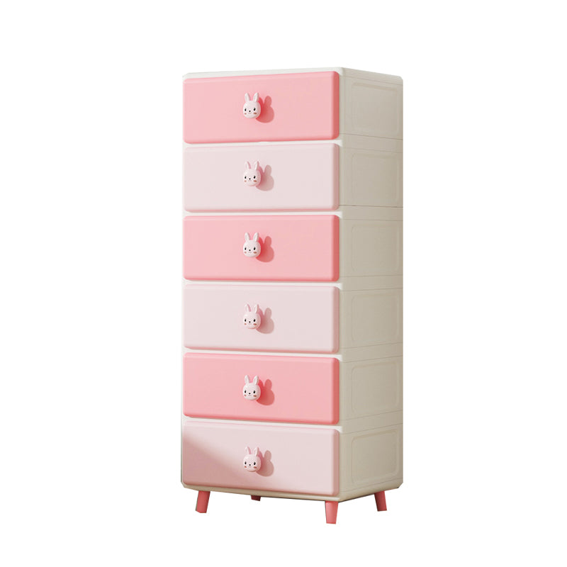 Scandinavian Dresser for Kids Plastic Baby Dresser for Bedroom