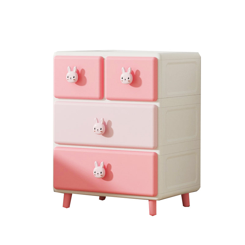 Scandinavian Dresser for Kids Plastic Baby Dresser for Bedroom