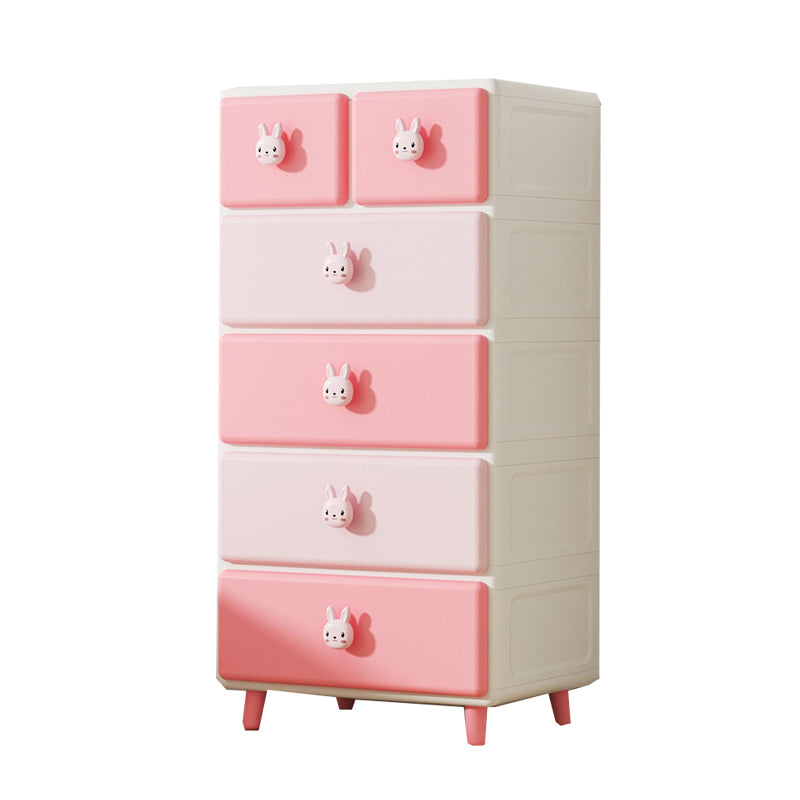 Scandinavian Dresser for Kids Plastic Baby Dresser for Bedroom