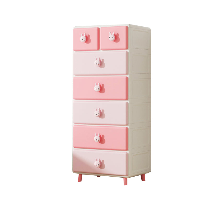 Scandinavian Dresser for Kids Plastic Baby Dresser for Bedroom