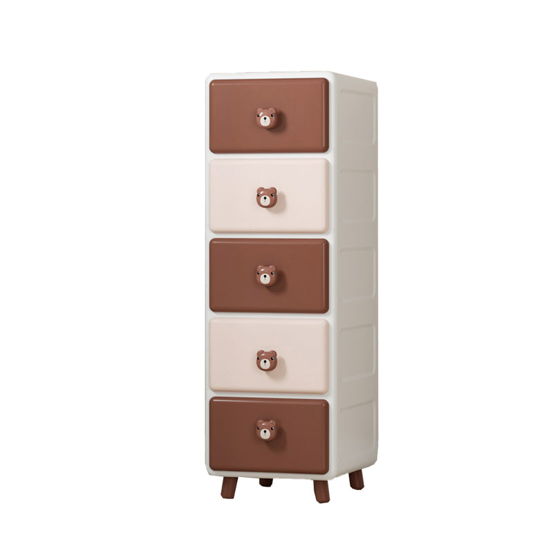 Scandinavian Dresser for Kids Plastic Baby Dresser for Bedroom