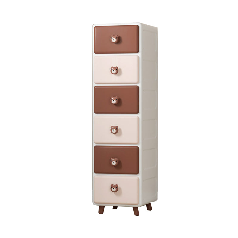 Scandinavian Dresser for Kids Plastic Baby Dresser for Bedroom