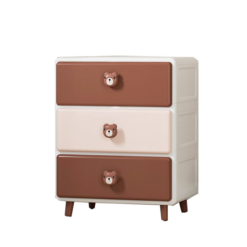 Scandinavian Dresser for Kids Plastic Baby Dresser for Bedroom