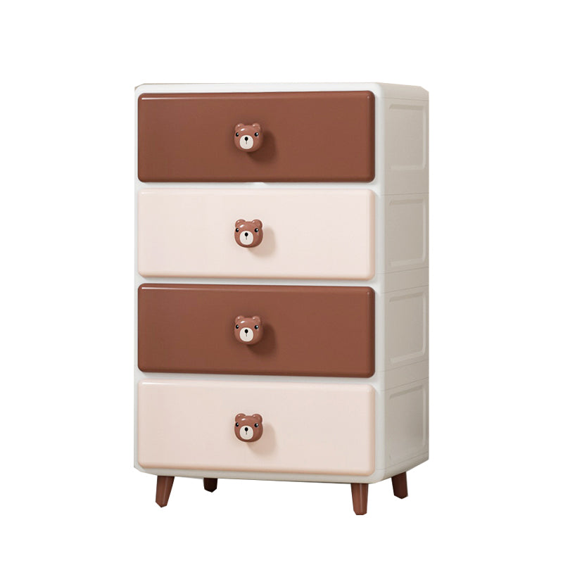 Scandinavian Dresser for Kids Plastic Baby Dresser for Bedroom