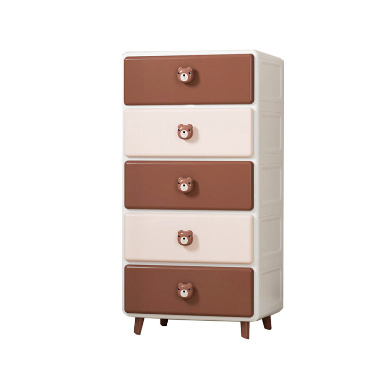 Scandinavian Dresser for Kids Plastic Baby Dresser for Bedroom