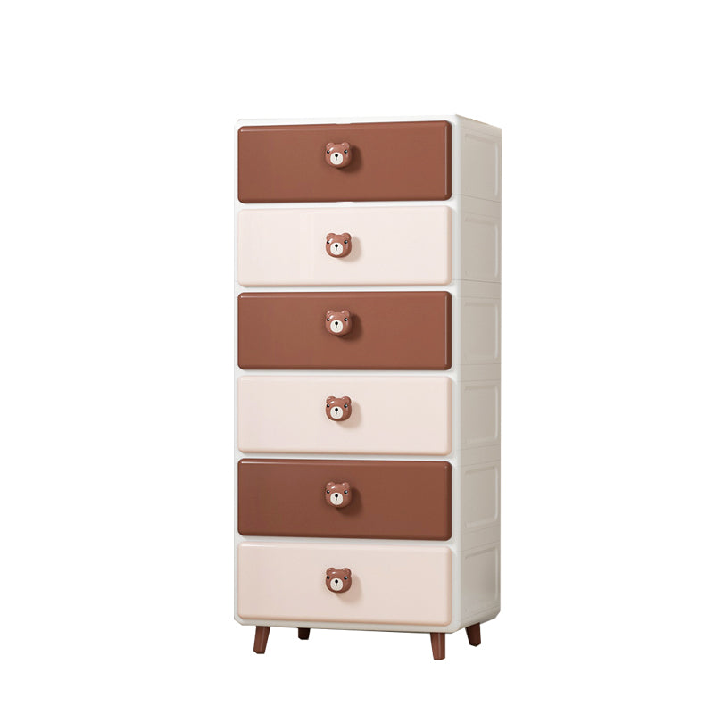 Scandinavian Dresser for Kids Plastic Baby Dresser for Bedroom