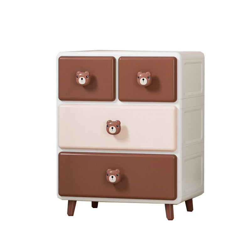 Scandinavian Dresser for Kids Plastic Baby Dresser for Bedroom