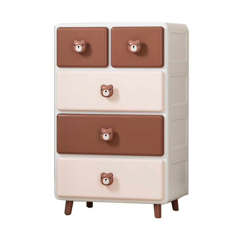 Scandinavian Dresser for Kids Plastic Baby Dresser for Bedroom