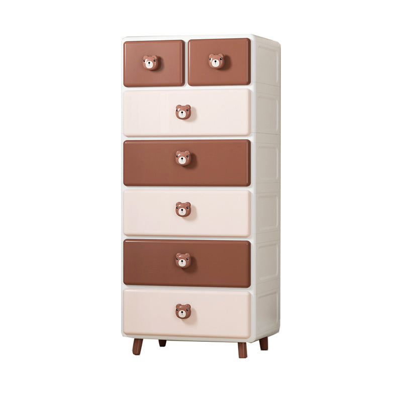 Scandinavian Dresser for Kids Plastic Baby Dresser for Bedroom