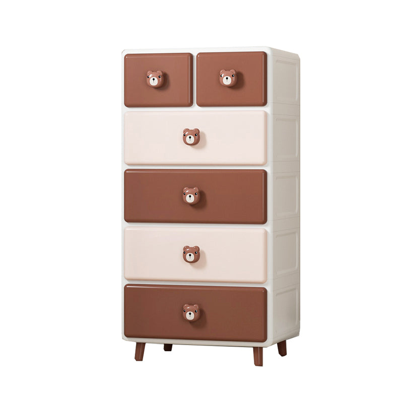 Plastic Dresser Contemporary Baby Dresser with Drawers for Kids