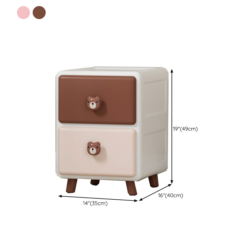 Plastic Dresser Contemporary Baby Dresser with Drawers for Kids