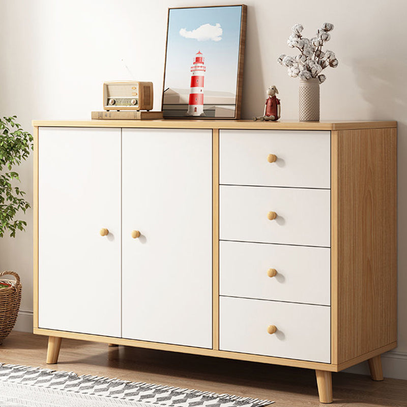 Scandinavian Kids Furniture Wood Kids Dresser Set with Drawers for Bathroom