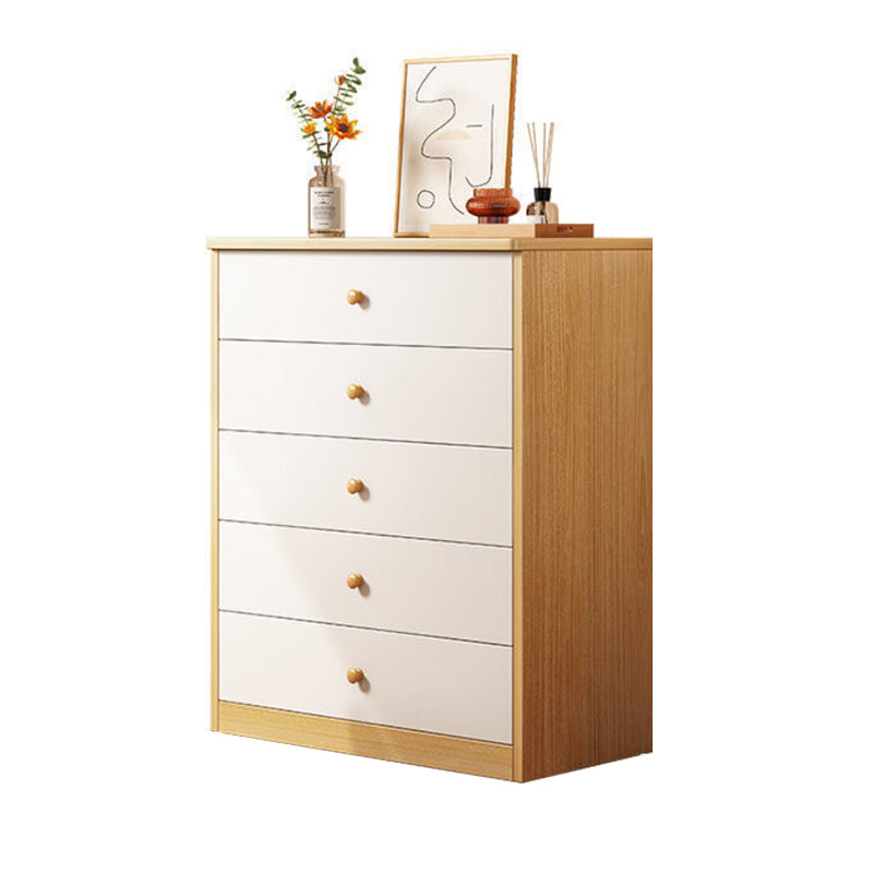 Scandinavian Vertical Kids Furniture Wood Kids Dresser Set for Bathroom