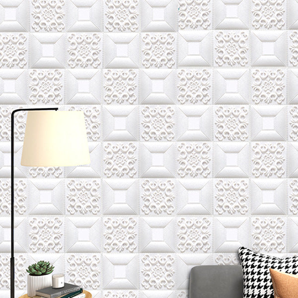 Gorgeous Style Wall Plank 3D Print Bathroom Living Room Wall Panels Set of 100