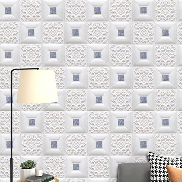 Gorgeous Style Wall Plank 3D Print Bathroom Living Room Wall Panels Set of 100