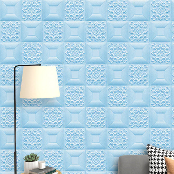 Gorgeous Style Wall Plank 3D Print Bathroom Living Room Wall Panels Set of 100