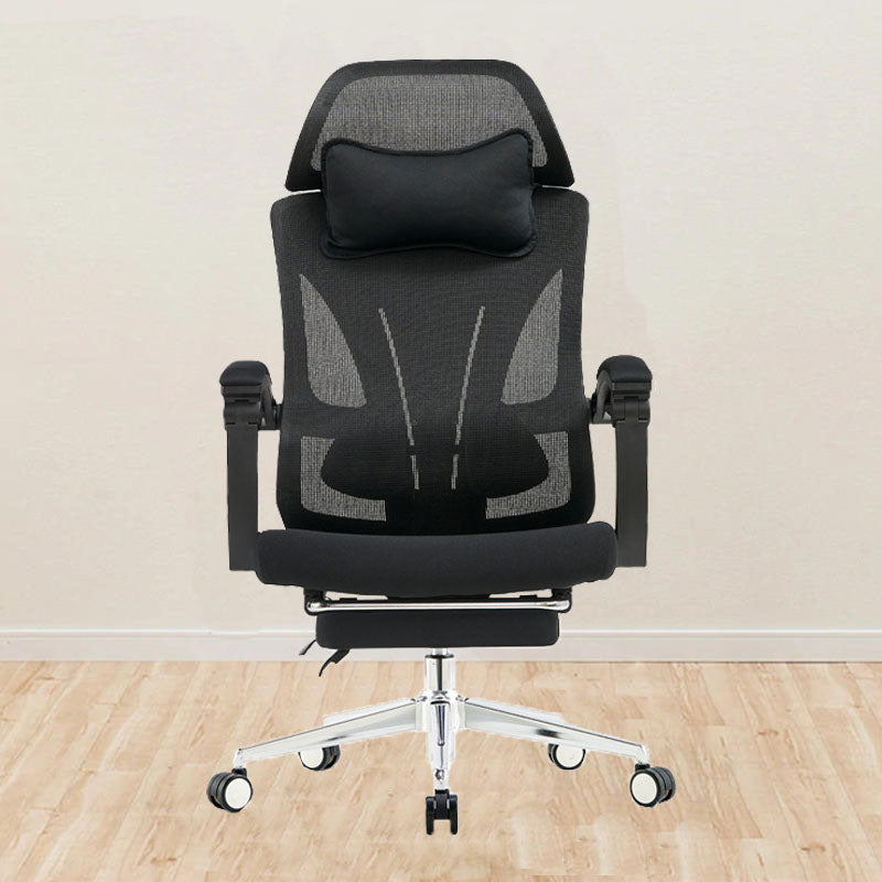 Padded Arms Desk Chair Modern No Distressing Ergonomic Office Chair