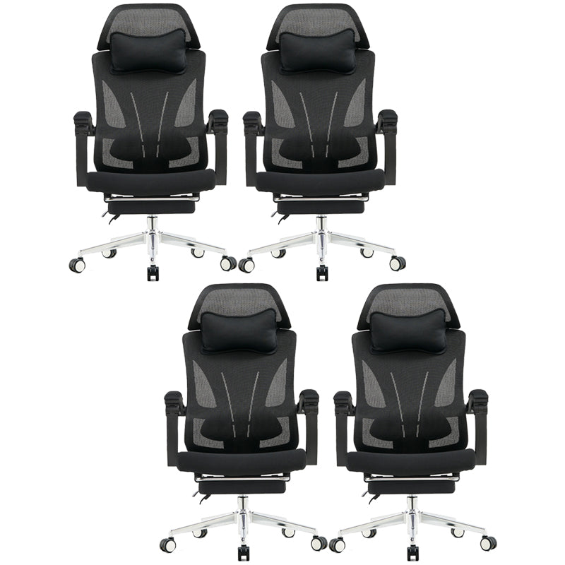 Padded Arms Desk Chair Modern No Distressing Ergonomic Office Chair