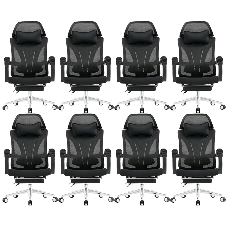 Padded Arms Desk Chair Modern No Distressing Ergonomic Office Chair