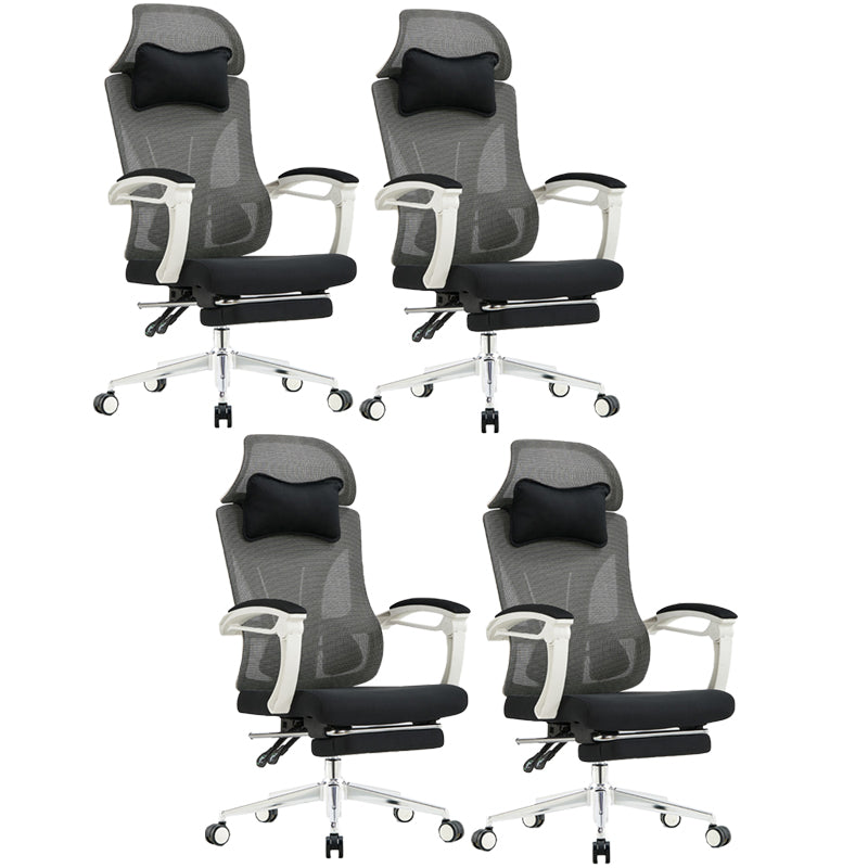 Padded Arms Desk Chair Modern No Distressing Ergonomic Office Chair