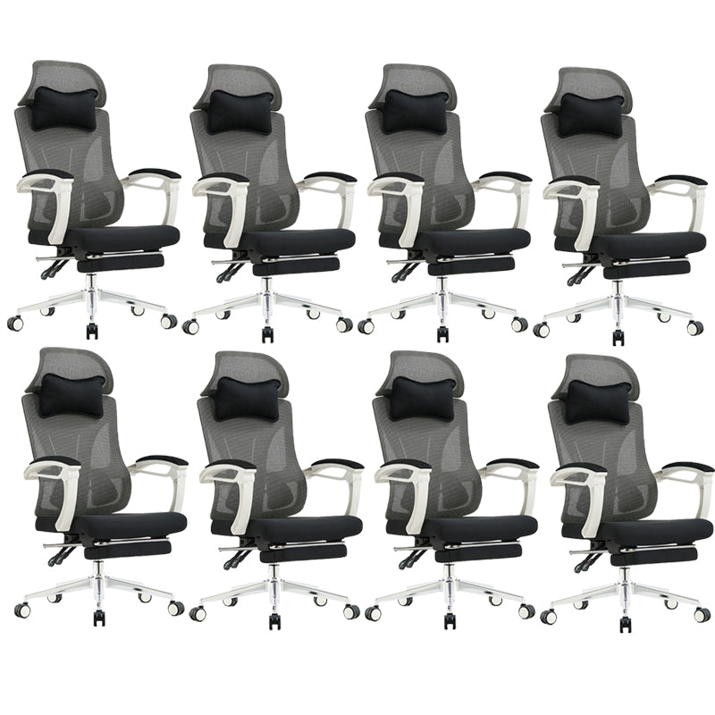 Padded Arms Desk Chair Modern No Distressing Ergonomic Office Chair