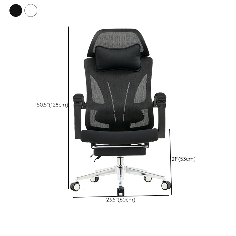 Padded Arms Desk Chair Modern No Distressing Ergonomic Office Chair