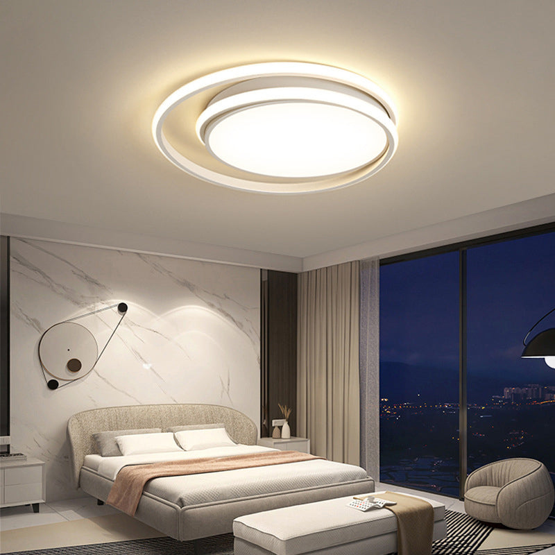 Contemporary LED Ceiling Light White Flush Mount Lighting for Dining Room