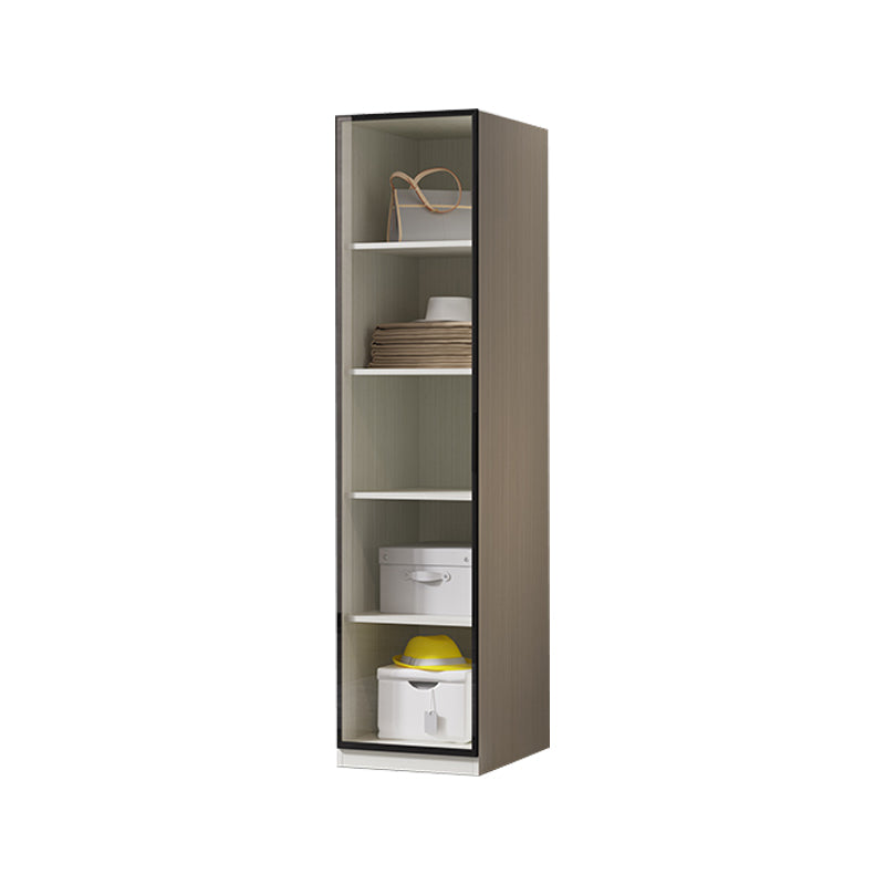 Hinged Storage Cabinet with Shelves Modern Wardrobe Closet for Home