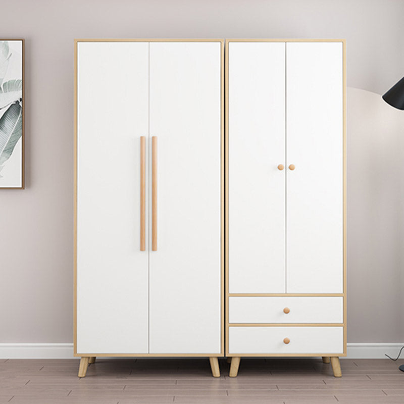 Contemporary Bedroom Armoire with Garment Rod Wooden Youth Armoire