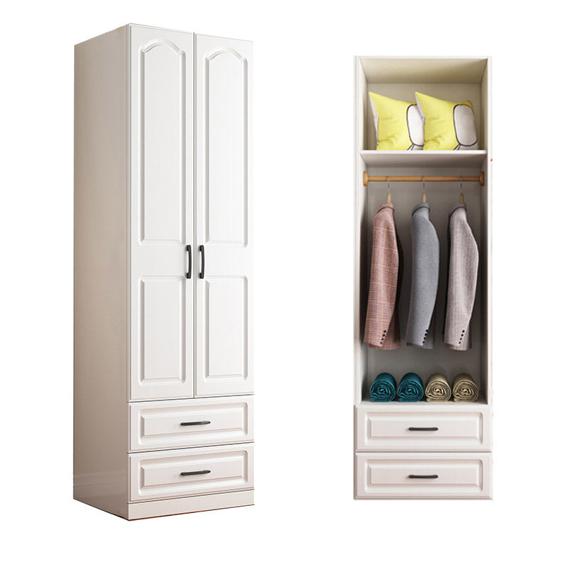 Contemporary Bedroom Armoire with Garment Rod Wooden Youth Armoire