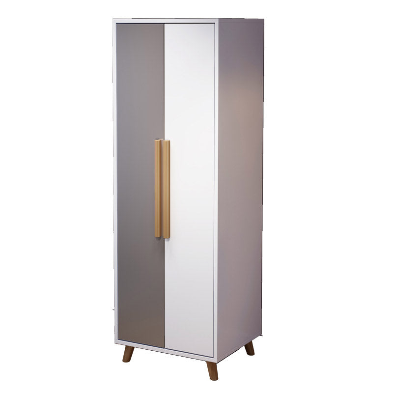 Contemporary Bedroom Armoire with Garment Rod Wooden Youth Armoire