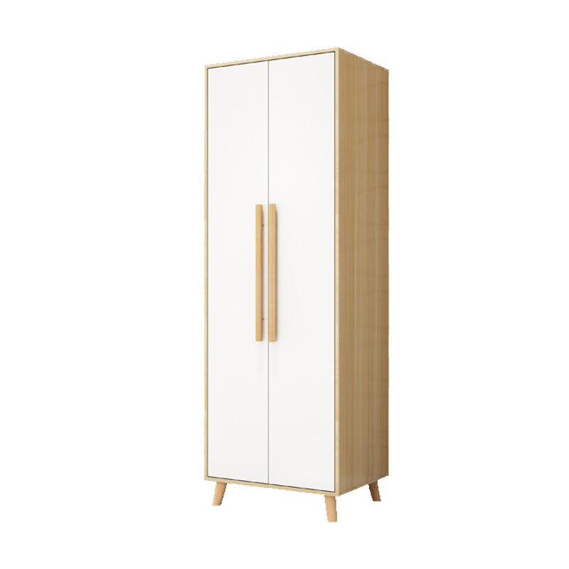 Contemporary Bedroom Armoire with Garment Rod Wooden Youth Armoire