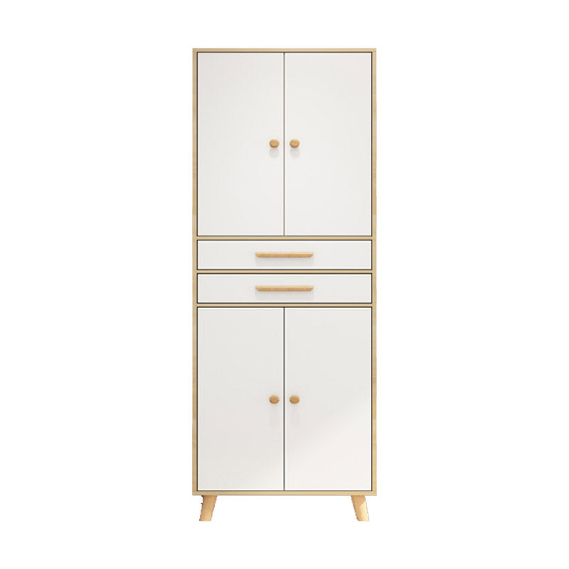 Contemporary Bedroom Armoire with Garment Rod Wooden Youth Armoire