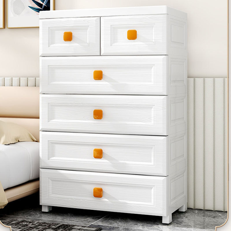 Plastic Dresser Scandinavian Baby Dresser with Drawers for Kids