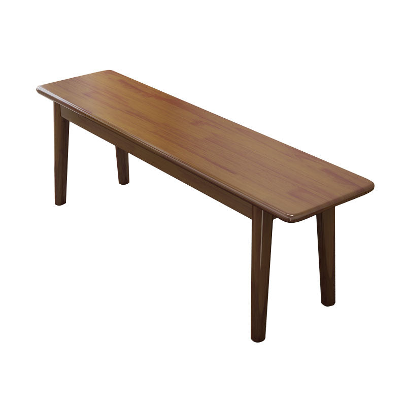 17.55-inch Height Solid Wood Bench Bedroom Rectangle Seating Bench