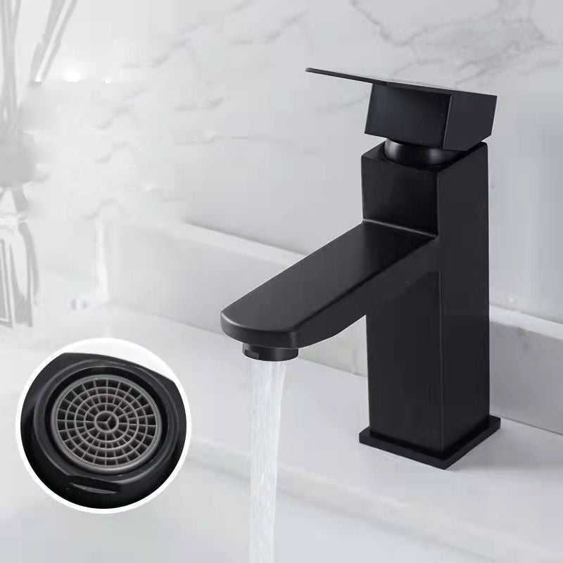 Basic Centered Lavatory Faucet Solid Color Faucet Vessel Sink Bathroom Faucet