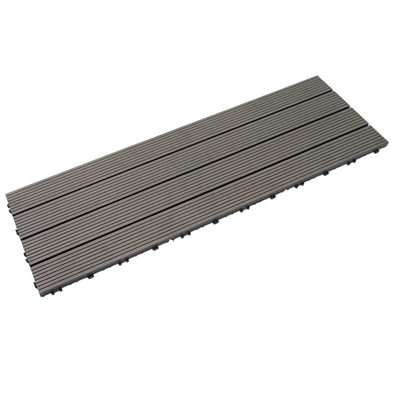 Polypropylene Deck Tile Kit 4-Slat Interlocking Patio Tiles Outdoor Patio