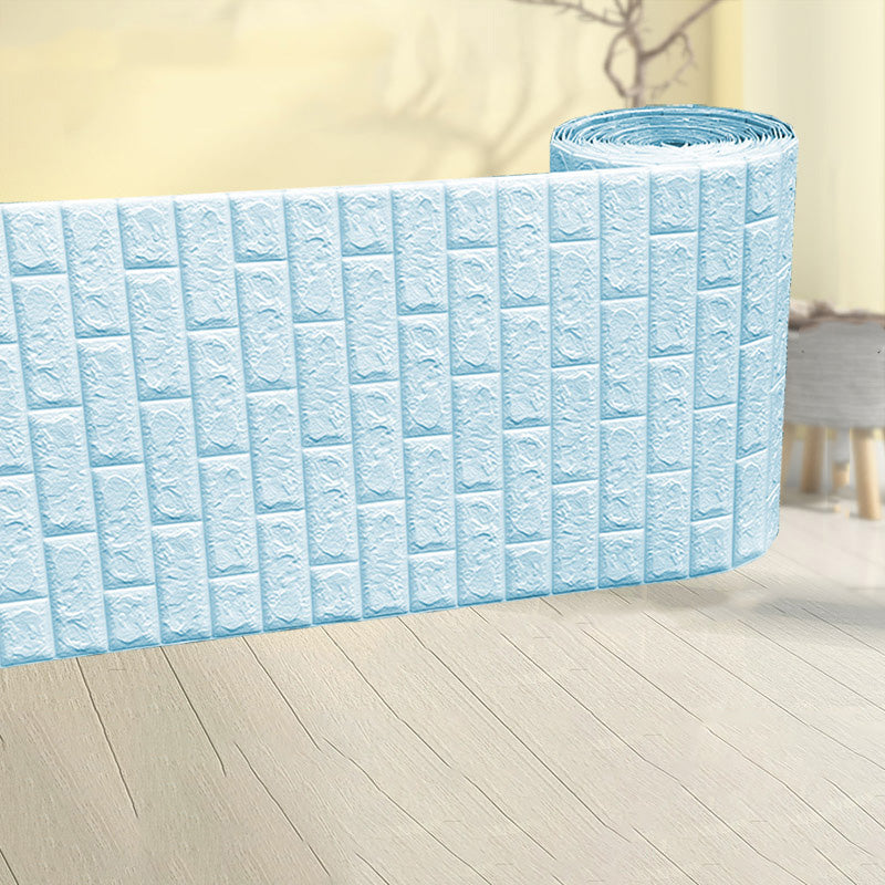 Modern Pearl Wainscoting Water Proof PVC Wall Access Panel Peel and Stick Wall Tile