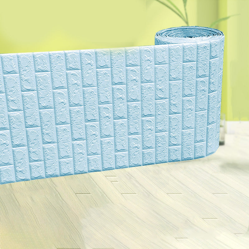 Modern Pearl Wainscoting Water Proof PVC Wall Access Panel Peel and Stick Wall Tile