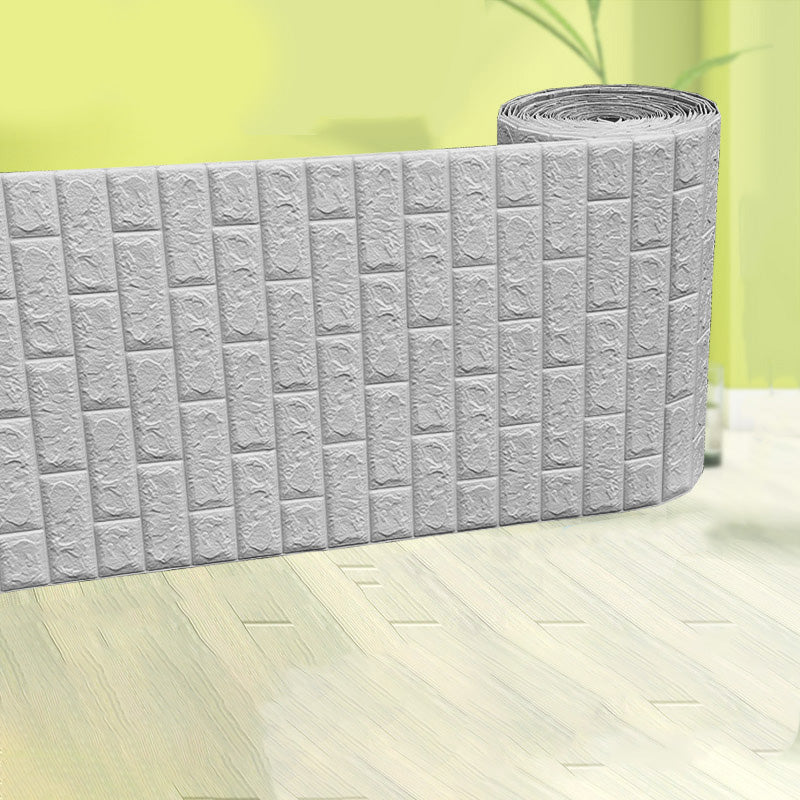 Modern Pearl Wainscoting Water Proof PVC Wall Access Panel Peel and Stick Wall Tile