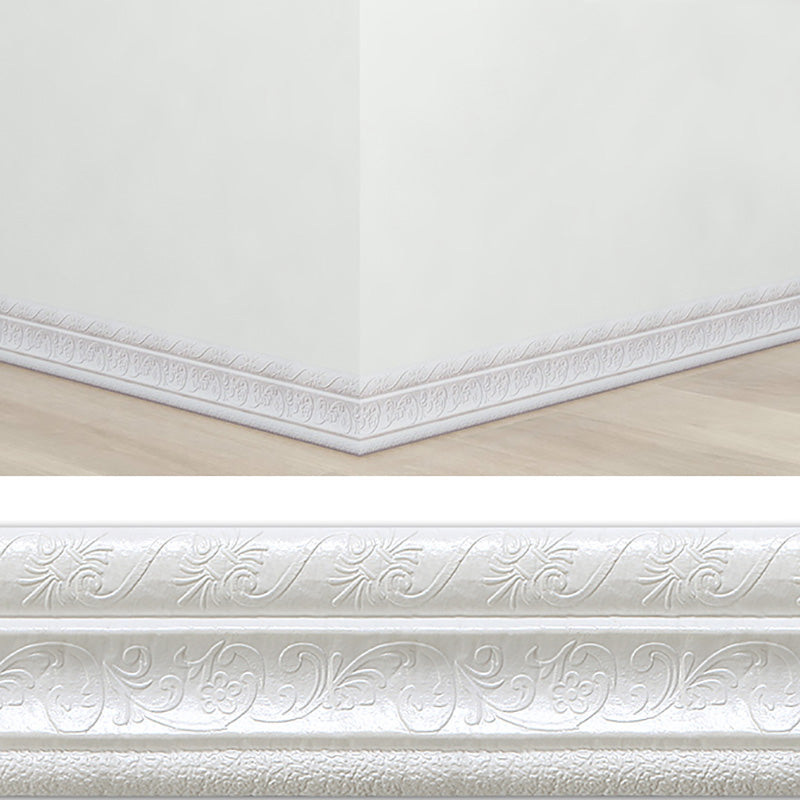 Modern Pearl Wainscoting PVC Baseboard Access Panel Peel and Stick Wall Baseboard