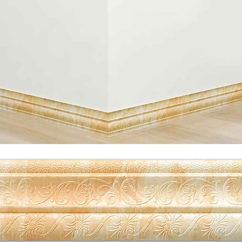 Modern Pearl Wainscoting PVC Baseboard Access Panel Peel and Stick Wall Baseboard