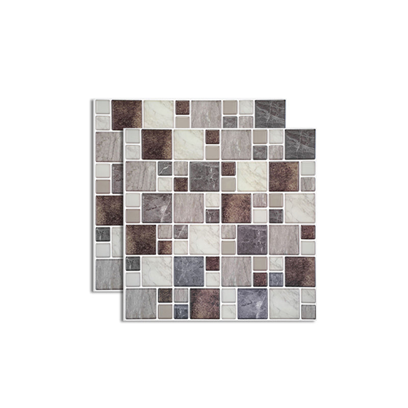 Wall Floor Tile Kitchen Brick Look Waterproof Peel and Stick Wall Floor Tile