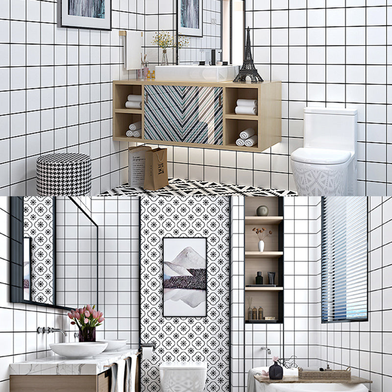 Modern Peel and Stick Tile Bathroom Single Tile Peel and Stick Tile