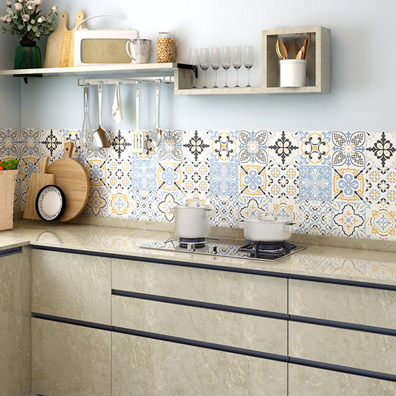 Modern Kitchen Backsplash Wallpaper Peel and Stick Field Tile