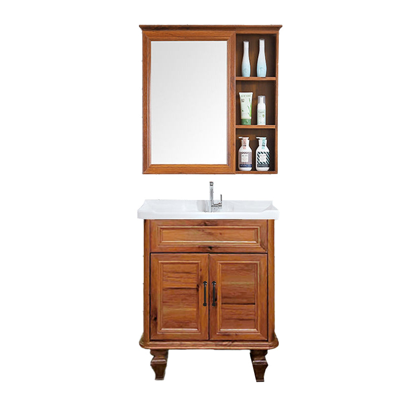 Traditional Bathroom Vanity Free-standing Standard Mirror Cabinet Wooden Vanity Cabinet