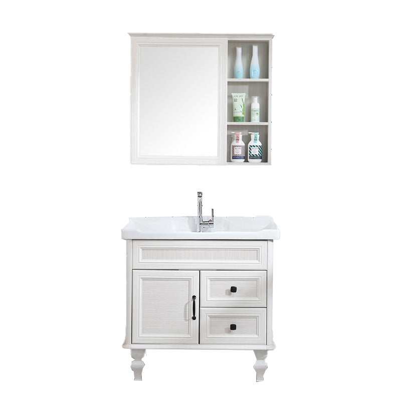 Traditional Bathroom Vanity Free-standing Standard Mirror Cabinet Wooden Vanity Cabinet