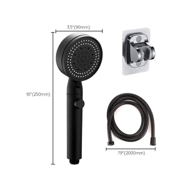 Contemporary Shower Head Combo Handheld Shower Head Plastic Wall-Mount Shower Head