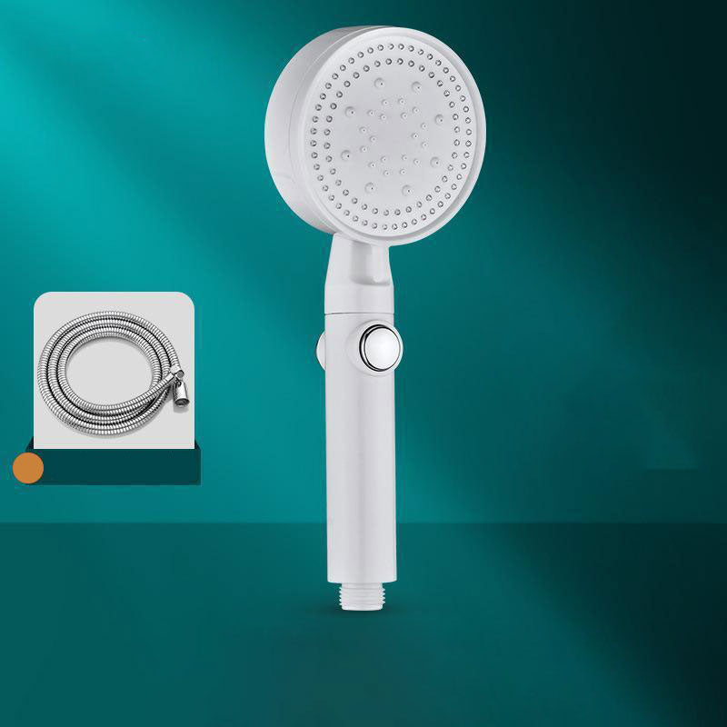 Contemporary Shower Head Combo Handheld Shower Head Plastic Wall-Mount Shower Combo